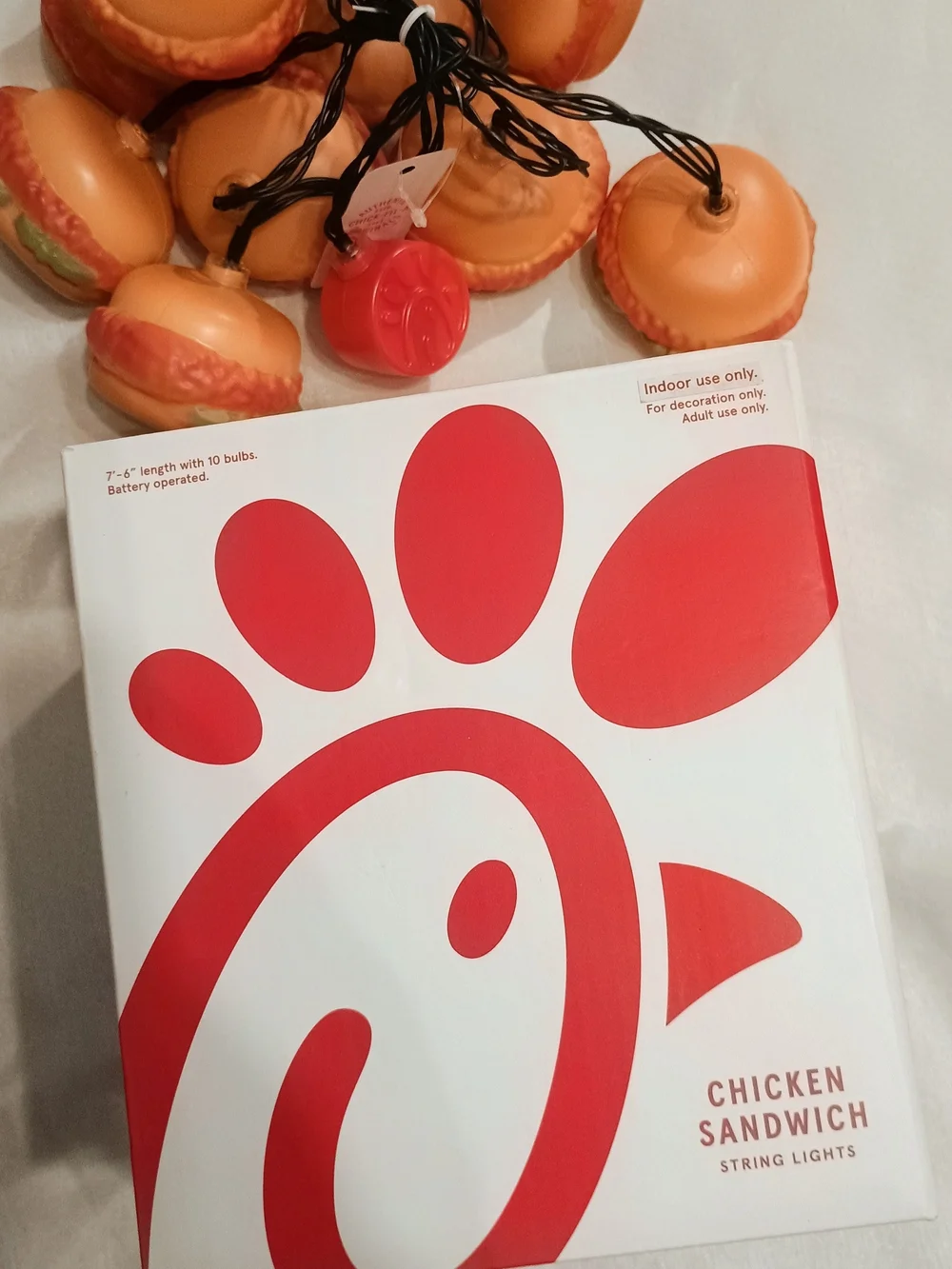 Chick-fil-A : Chicken Sandwich String / Christmas Lights